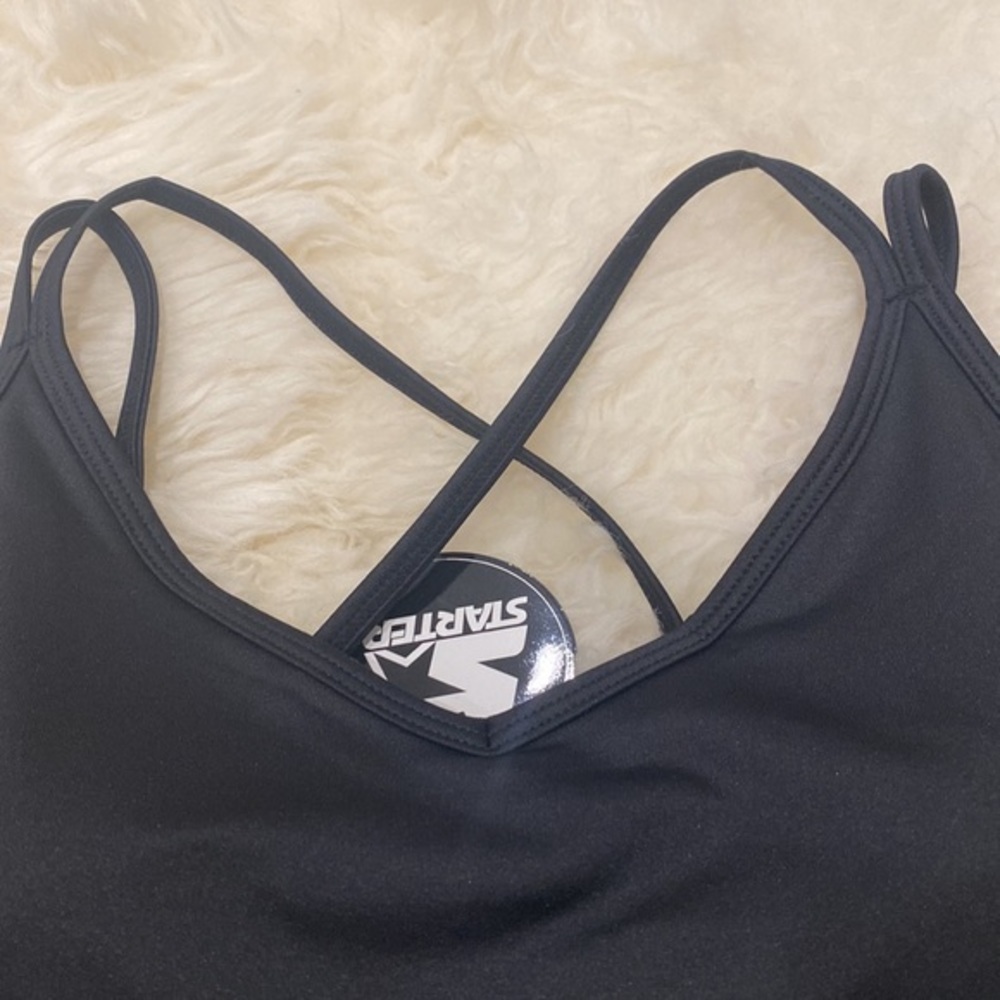 Starter Women's Impact Crossback Sports Bra in Black. M, L - Picture 4 of 10